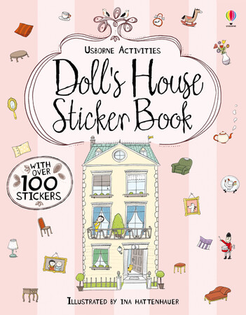 Альбомы с наклейками: Doll's house sticker book [Usborne]