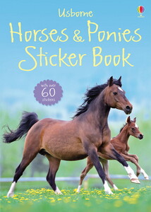 Книги для дітей: Horses and ponies sticker book
