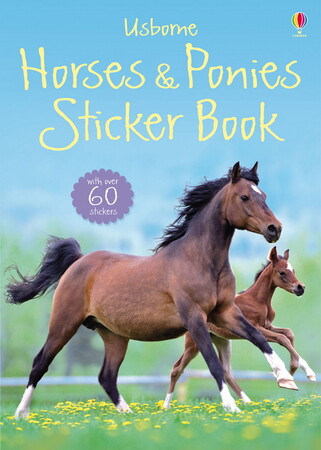 Альбомы с наклейками: Horses and ponies sticker book