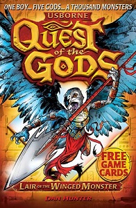 Книги для дітей: Quest of the Gods Book4: Lair of the Winged Monster [Usborne]
