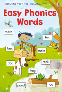 Книги для детей: Very First Reading: Easy phonics words [Usborne]