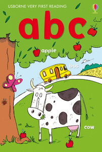 Книги для дітей: Very First Reading: abc [Usborne]