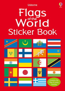 Книги для дітей: Flags of the world sticker book
