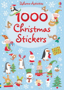 Новогодние книги: 1000 Christmas stickers