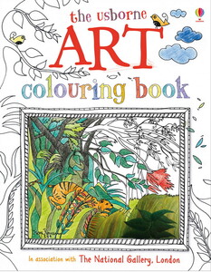 Книги для дітей: Art colouring book [Usborne]