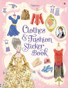 Альбомы с наклейками: Clothes and fashion sticker book