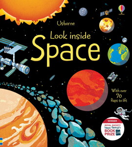 Книги для дітей: Look inside space [Usborne]
