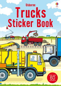 Альбоми з наклейками: Trucks sticker book - [Usborne]