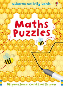 Книги с логическими заданиями: Maths puzzles [Usborne]