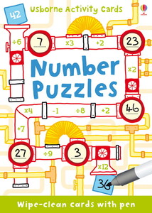 Книги с логическими заданиями: Number puzzles [Usborne]