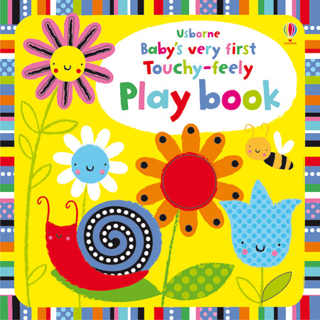 Для самых маленьких: Baby's very first touchy-feely play book [Usborne]