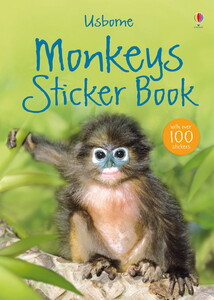 Книги для дітей: Monkeys sticker book