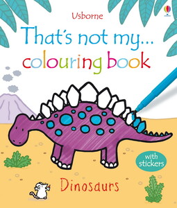 Книги про динозавров: Dinosaurs - First colouring books