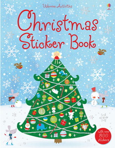 Альбомы с наклейками: Christmas sticker book - мягкая обложка