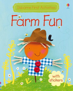 Малювання, розмальовки: Farm fun [Usborne]