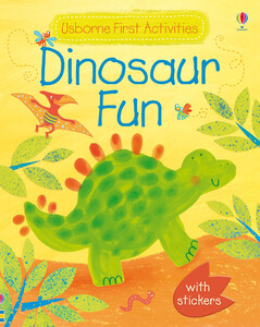 Малювання, розмальовки: Dinosaur fun [Usborne]