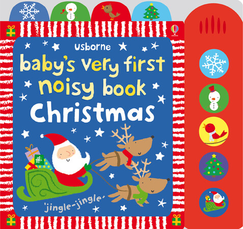 Новогодние книги: Baby's very first noisy book: Christmas [Usborne]