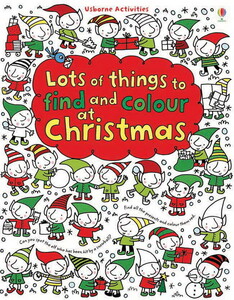 Книжки-пошуківки: Lots of things to find and colour at Christmas
