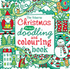 Christmas pocket doodling and colouring book
