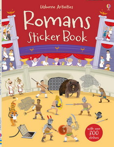 Альбомы с наклейками: Romans sticker book [Usborne]