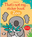 Zoo Sticker Book [Usborne] дополнительное фото 5.