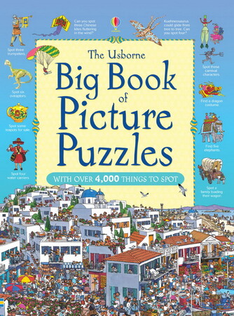 Книги-пазлы: Big book of picture puzzles