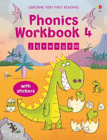 Книги для детей: Phonics workbook level 4