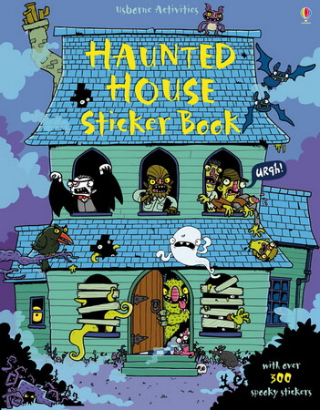 Альбоми з наклейками: Haunted house sticker book