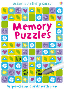Книги с логическими заданиями: Activity Cards: Memory Puzzles [Usborne]