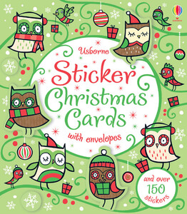 Творчество и досуг: Sticker Christmas cards