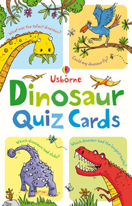 Книги про динозавров: Dinosaur quiz cards