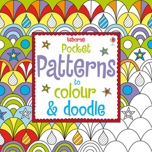 Книги для детей: Pocket patterns to colour and doodle [Usborne]
