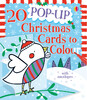 20 pop-up Christmas cards to colour