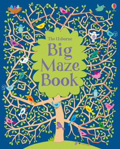 Книги для детей: Big maze book [Usborne]