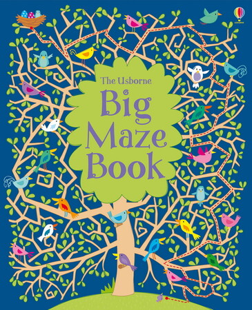 Книги с логическими заданиями: Big maze book [Usborne]