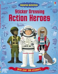 Альбоми з наклейками: Sticker Dressing Action Heroes - Sticker Dressing