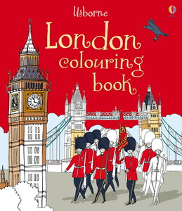 Рисование, раскраски: London colouring book [Usborne]