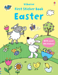 Альбоми з наклейками: Easter First Sticker Book [Usborne]