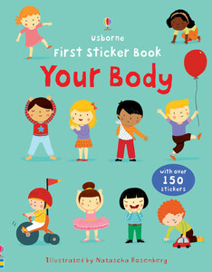 Альбомы с наклейками: Your body - First sticker books [Usborne]