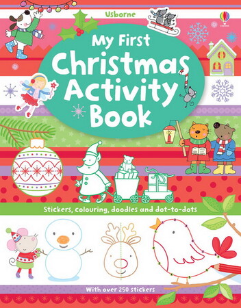 Книги для детей: My first Christmas activity book