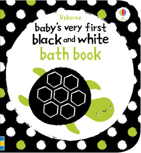 Black and white bath book