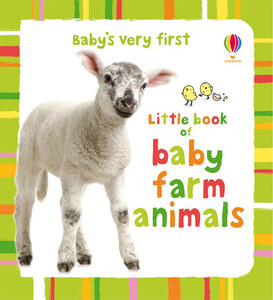 Книги про тварин: Little book of baby farm animals