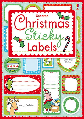 Для младшего школьного возраста: Christmas sticky labels