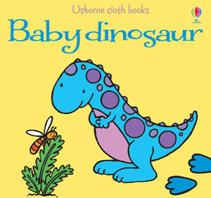 Книги про динозавров: Baby dinosaur cloth book