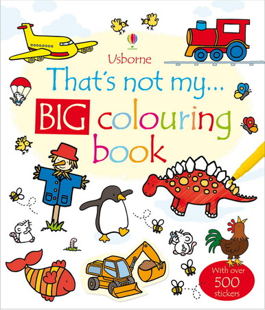 Книги для детей: That's not my... big colouring book