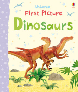 Книги для дітей: First picture dinosaurs