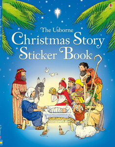 Книги для детей: Christmas Story sticker book