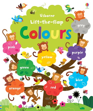 Вивчення кольорів і форм: Lift-the-flap colours [Usborne]