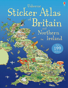 Творчество и досуг: Sticker atlas of Britain and Northern Ireland