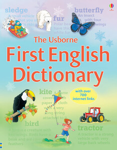 Книги для детей: Usborne first English dictionary